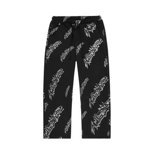 Hellstar Roll Print Graffiti Baggy Sweatpants 'Черный'