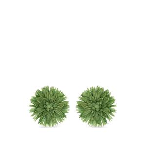 Серьги Flower из рафии
