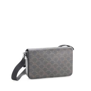 Сумка через плечо Flap Messenger Bag Triomphe Coated Canvas Medium