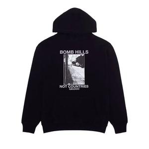 Худи GX1000 Bomb Hills Not Countries Hoodie 'Чёрный/Серый'