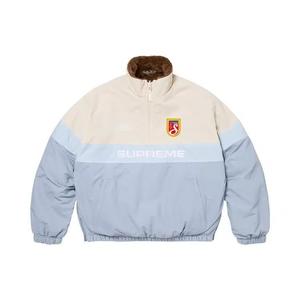 Куртки Supreme x Umbro Reversible Faux Fur Pullover 'Light Blue'