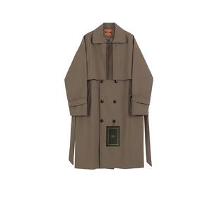 Тонкое двубортное тренч-пальто MYQ8350