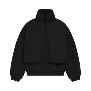 Свитера Fear of God Essentials Nylon Fleece Mockneck Sweater 'Jet Black/Jet Black'