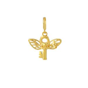 TOMEI Chomel Collection Angel Key Charm, желтое золото 916/22K