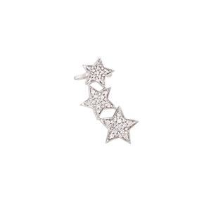 Серьга-кафф Stasia из белого золота с бриллиантами