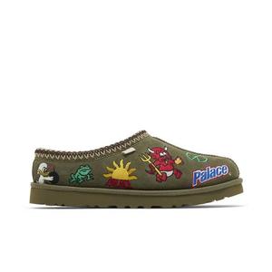 Тапочки Palace x UGG Tasman Slipper 'Жженая олива'
