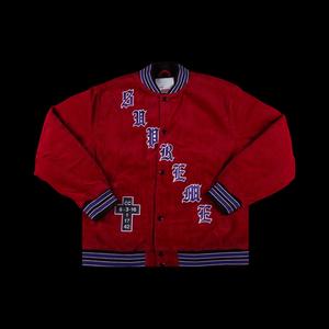 Варсити-куртки Supreme Old English Corduroy Varsity Jacket 'Красный'