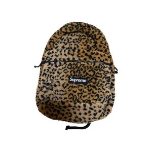 Рюкзаки Supreme Leopard Fleece Backpack 'Yellow'