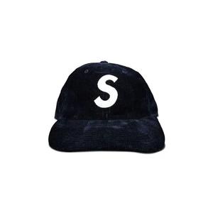 Кепки Supreme Fine Wale Corduroy S Logo 6-Panel 'Navy'