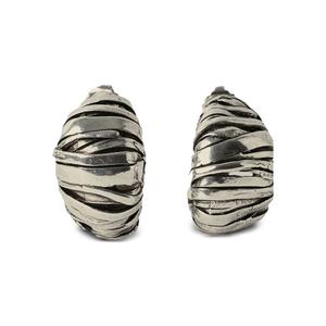 Фактурные серьги Blass