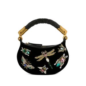 Мини-сумка Ebene Insect с вышивкой