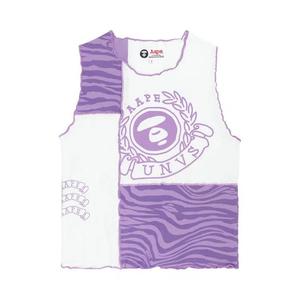 Футболка AAPE Moonface Tank Top 'White'