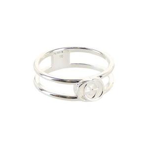 Кольцо Gucci Interlocking G Cutout Silver Ring 'Silver'