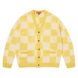 Кардиган Supreme Checkerboard Cardigan 'Желтый'