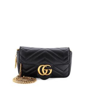 Сумка через плечо GG Marmont Flap Bag Matelasse Leather Super Mini