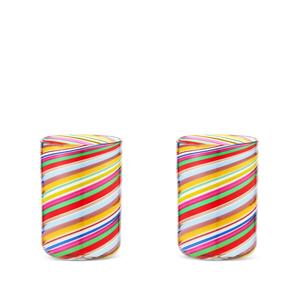 Набор из двух бокалов Rainbow Swirl