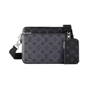Сумки через плечо Louis Vuitton Trio Messenger 'Monogram Eclipse Reverse Canvas'