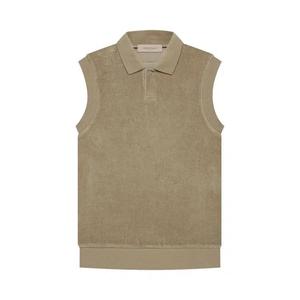 Поло Fear of God Essentials Velour Sleeveless Polo 'Oak'