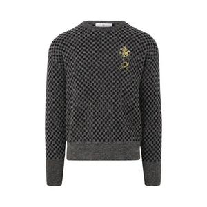Свитера Vivienne Westwood Checkmate Jumper Sweats 'Меланж темно-синий'