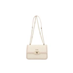 Alaina Woven Crossbody Bag - Бежевый
