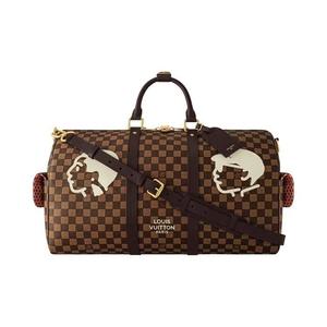 Сумки-дафл Louis Vuitton Keepall Bandouliere 50 'Brown Damier Phriendship Canvas'