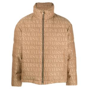 Пуховик с логотипом Versace Allover