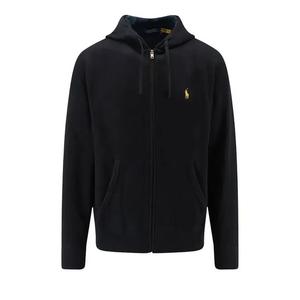 Верхняя одежда Polo Ralph Lauren Long Sleeve Fleece Full Zip W/ Watch Trim Sweatshirt 'Black'