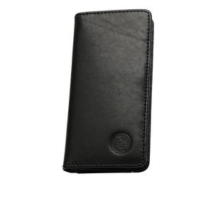 Мужской RFID-блокирующий бифолд длинный кошелек - Черный