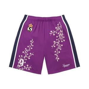 Шорты Supreme Floral Soccer Short 'Фиолетовый'