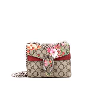 Маленькая сумка на плечо Dionysus Bag Blooms с логотипом GG