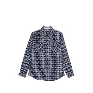 Кашемировая рубашка Shibori