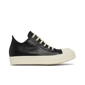 Кроссовки Rick Owens Strobe Leather Low 'Black Milk'
