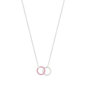 Колье Moon Eden из белого золота с рубином