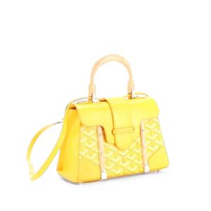 Сумка-сэтчел Structured Saigon Top Handle Bag Coated Canvas with Leather размера мини