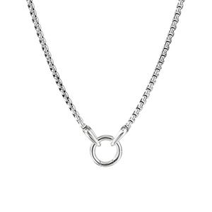 Серебряное колье Smooth Amulet Box Chain (2.7 мм)