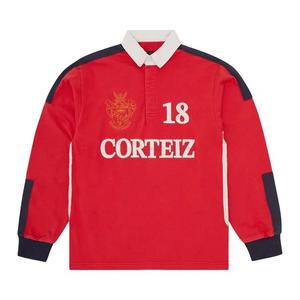 Tops Corteiz Paneled Rugby 'Красный'