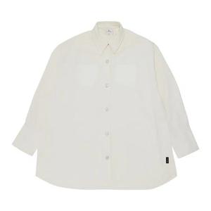 Рубашка на пуговицах Courrèges Mega Size Dry Denim 'Heritage White'