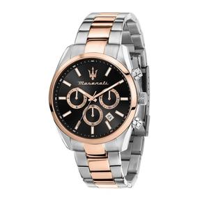 【2 года гарантии】Maserati Attrazione 43mm Мужские кварцевые часы R8853151002 С люминесцентными стрелками и циферблатом