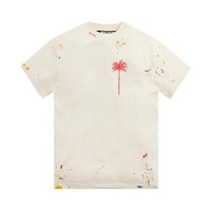 Футболки Palm Angels PXP Painted Classic Tee 'Off White/Red'