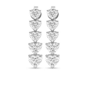 Серьги Cara из белого золота с бриллиантами