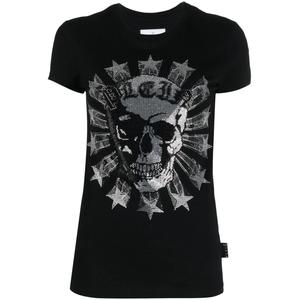 Футболка Sexy Pure-fit с декором Skull