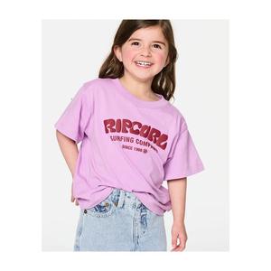 Футболка Girl Surf Puff Relaxed Tee Girl 04EJTE-ЯРКАЯ СИРЕНЬ