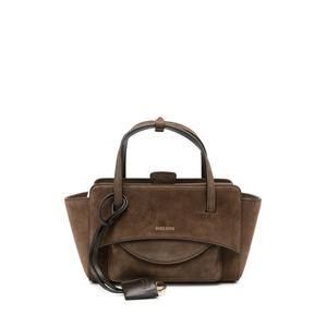 Сумка-тоут Flap S Suede с логотипом