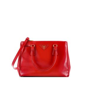 Сумка-тоут Double Zip Lux Vernice Saffiano Leather Mini