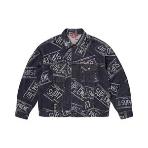 Джинсовые куртки Supreme Denim Trucker Jacket 'License Plate'