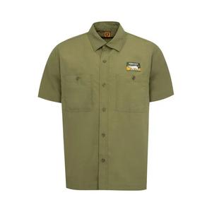 Рубашки на пуговицах Human Made Nylon Short-Sleeve Shirt 'Оливковый'