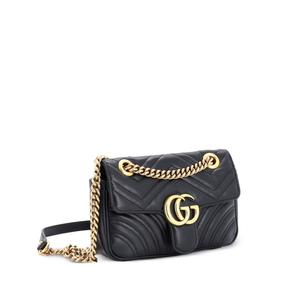 Мини-сумка через плечо GG Marmont Flap Bag Matelasse Leather