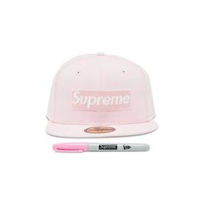 Бейсболки Supreme Sharpie Box Logo New Era 'Розовый'