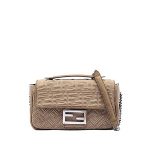 Сумка на плечо Zucca Embossed Technical Fabric Chain Midi Baguette (2010-2026 годы)