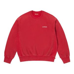 Свитшоты Supreme Washed Crewneck «Red»